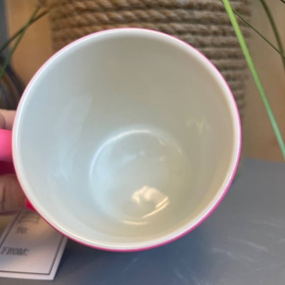 Pink Halloween Spiderwebs Bats & Hearts Smooth Matte Soft Touch Mug NWT - Picture 3 of 3